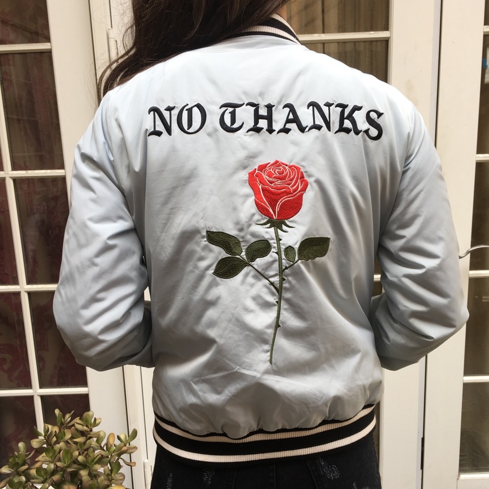 NO THANKS BOMBER JACKET